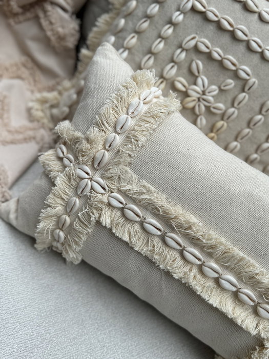 Aberto Design Funda de Cojín Beige 30 x 50 cm Aberto Design Funda de Cojín Beige 30 x 50 cm